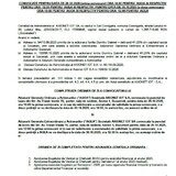 Convocator completat pentru adunarile generale ordinara si extraordinara